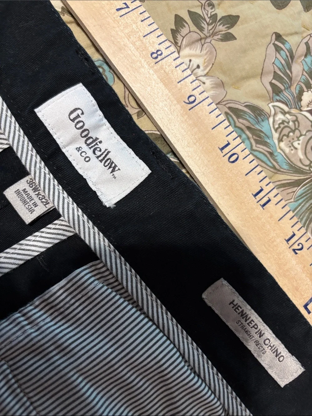 Black Goodfellow Trousers 36x32